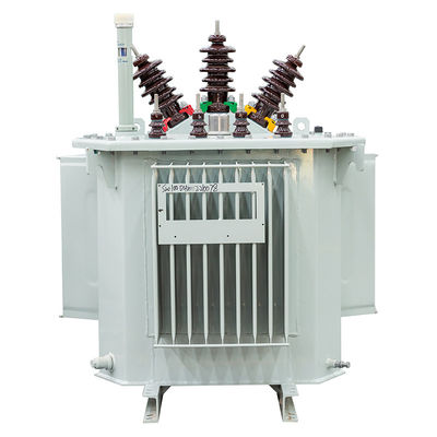 Desain kompak Tiga Fase S11 Transformer terendam minyak 35kv 2500kva untuk Distribusi