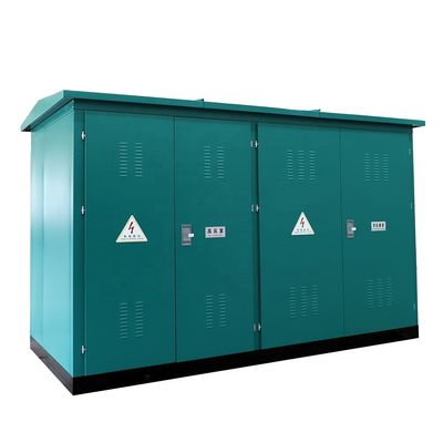 200KVA 315KVA 400KVA Hingga 2,5 MVA Outdoor Combination Compact Power Distribution Transformer Substation 6.6KV 11KV 33KV