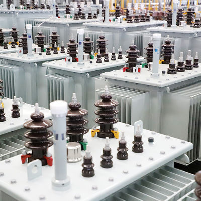 Tembaga / Aluminium 630kVA/10kv Custom Compact Oil Immersion Power Distribution Transformer